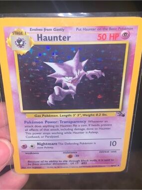 Pokemon Haunter - fossil - holo